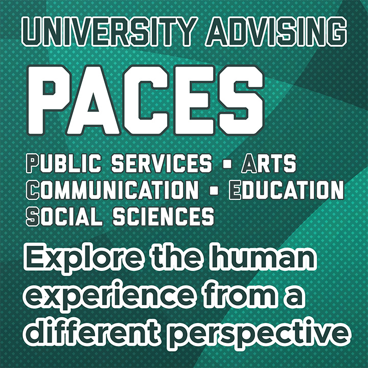 University Advising public service, arts, communication, education, and social sciences or paces. Explore the human experience from a different perspective. 