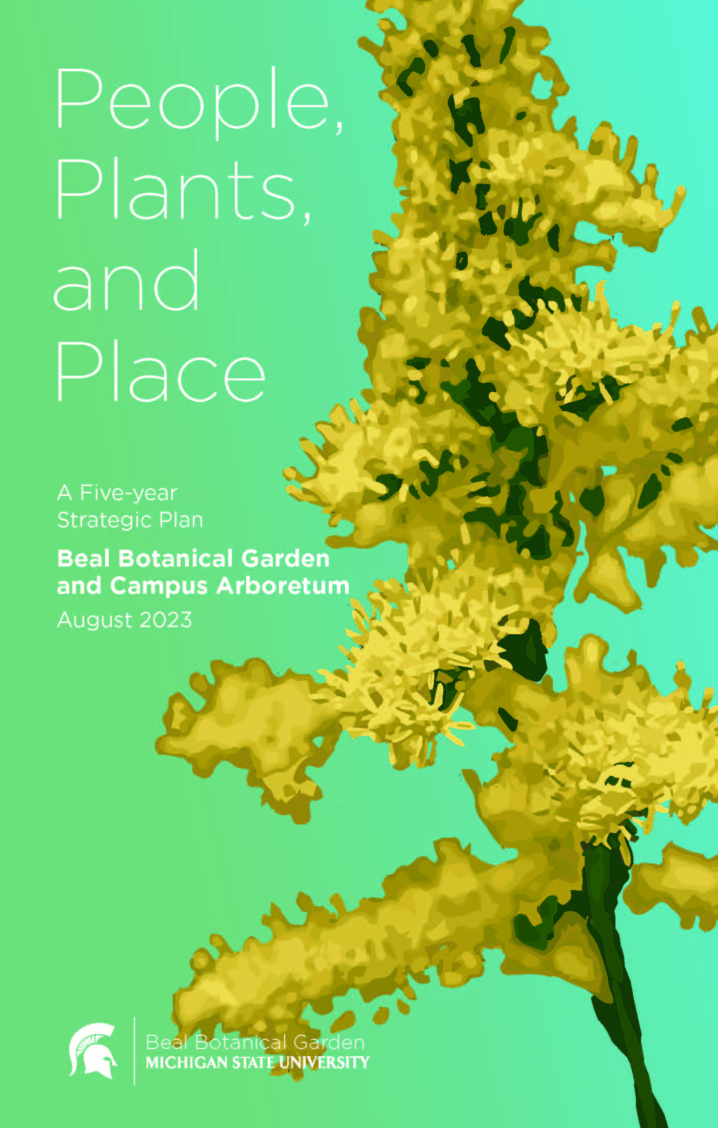cover image of document with artistic plant image