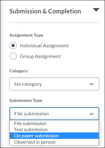 assignment-on-paper-type