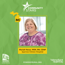 Mariah Hesse 2023 Community Star Profile Graphic