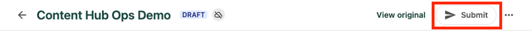 The “Submit” button is outlined in red.