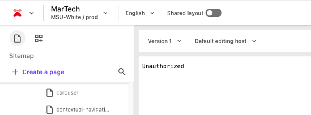 Screenshot showing an 