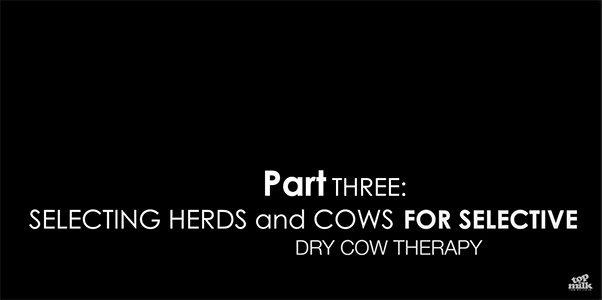 Title Selecting Herds and Cows for Selective