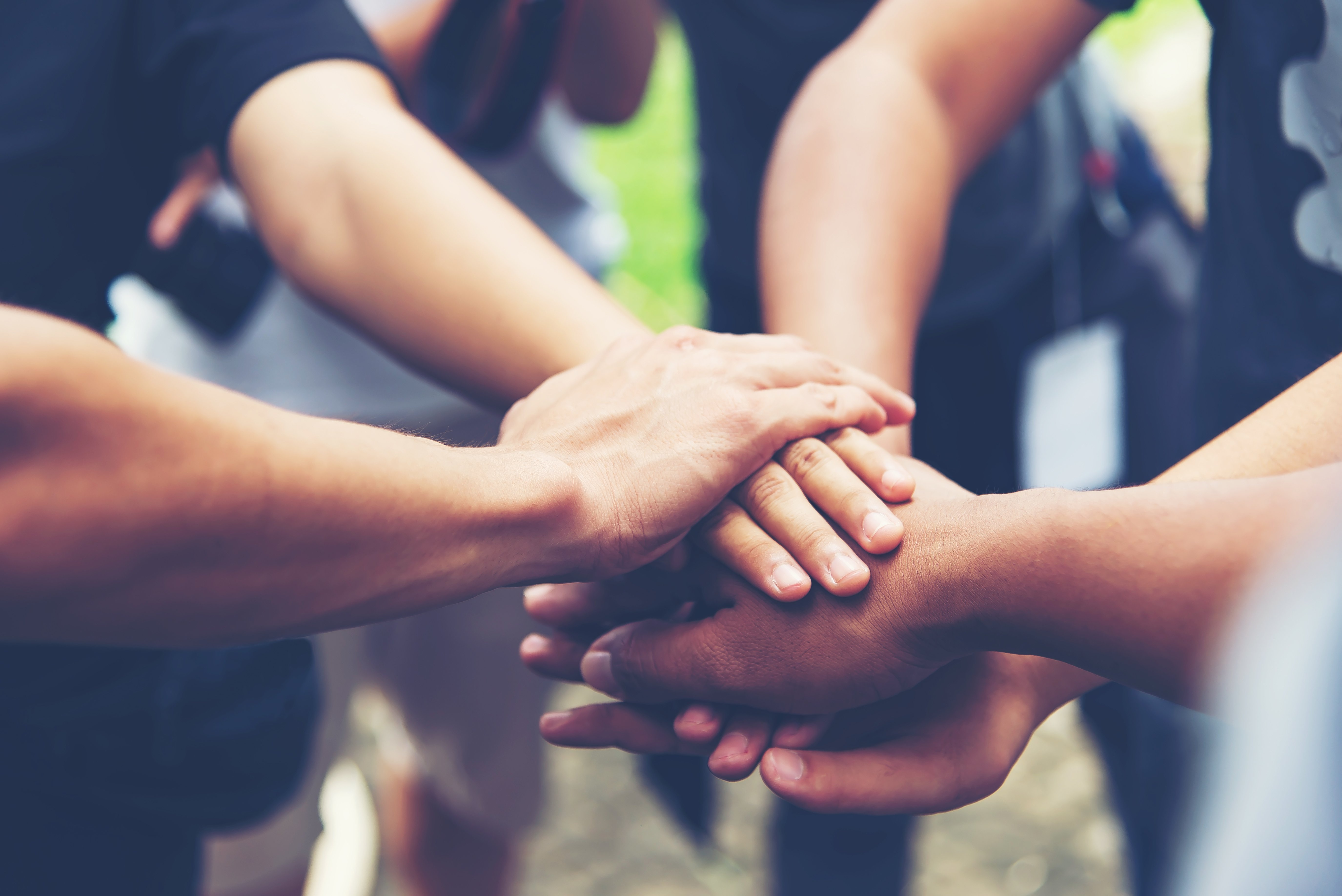 Group of Hands