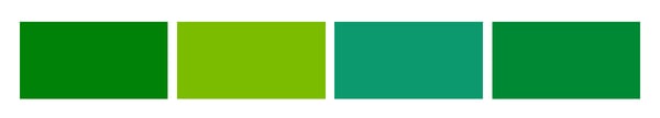 Shades of green