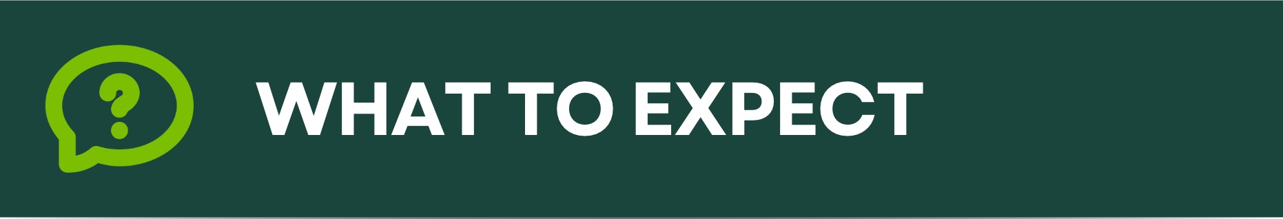 What to expect