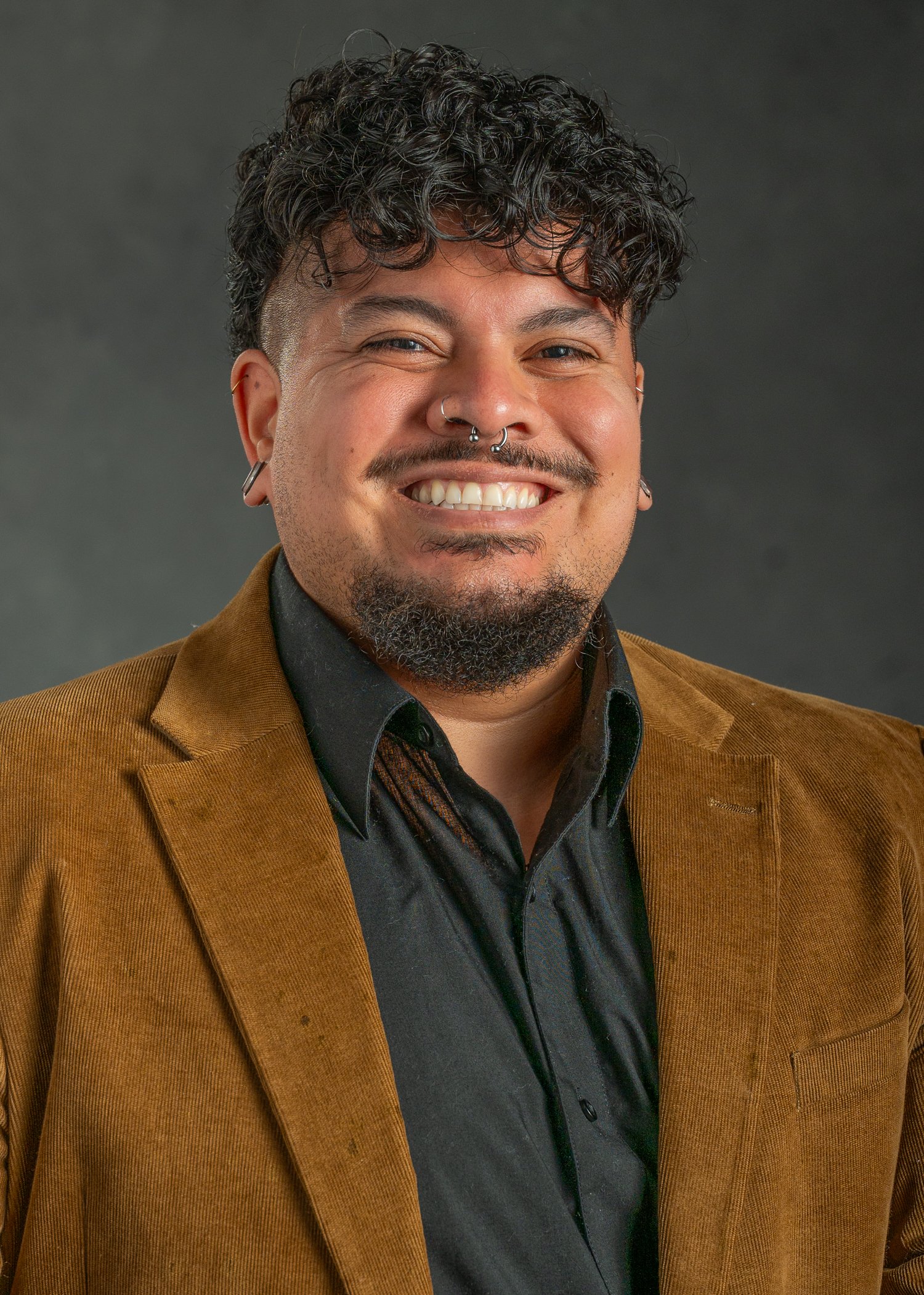 Nestor Espinoza studio portrait.