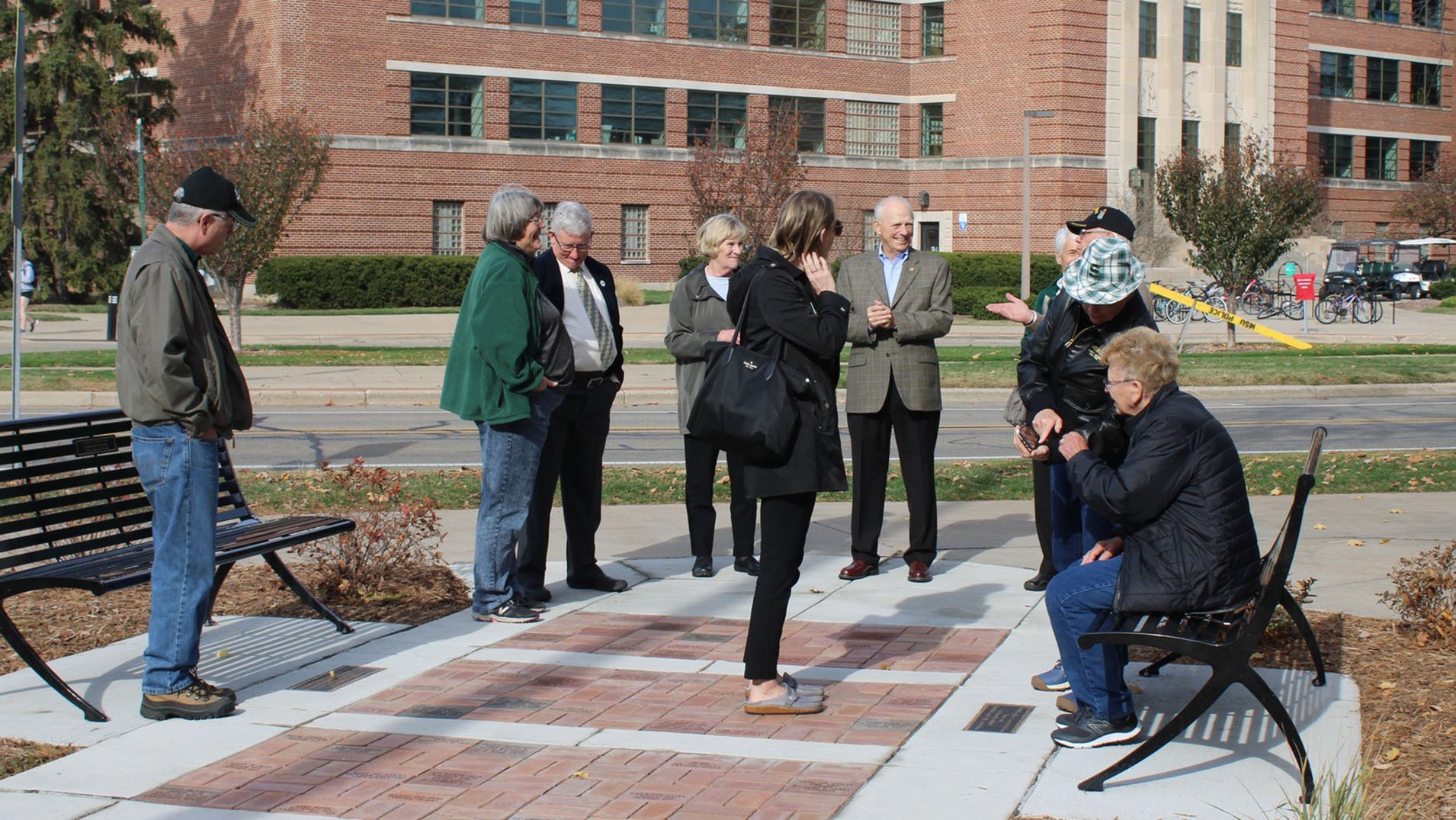 attendees mingle at the event