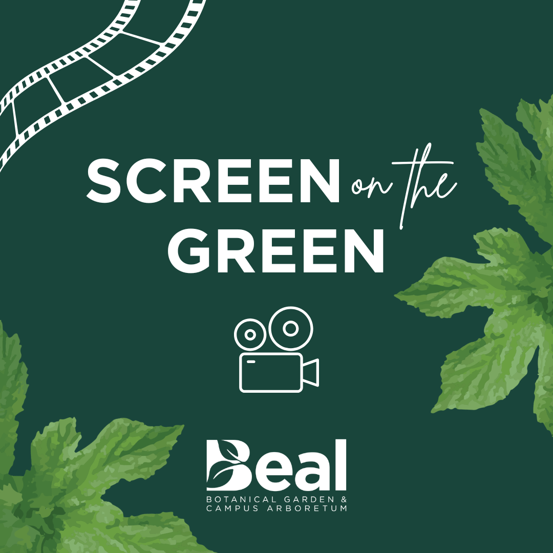 promotional graphic for Screen on the Green outdoor movie event