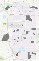 Biebesheimer Woodland, Location Map