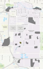 Elsesser West Woodland, Location Map