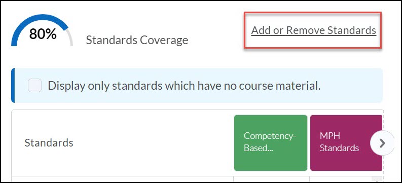 Standards-Add-Remove-Standards