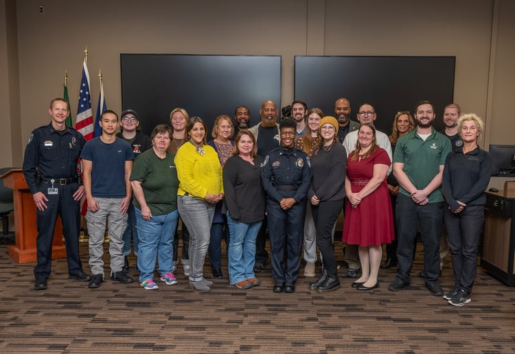 Citizen's police academy graduation