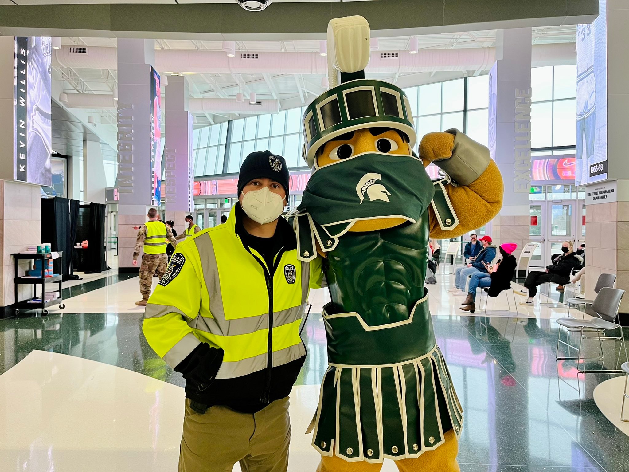 Brad Ferrara and Sparty