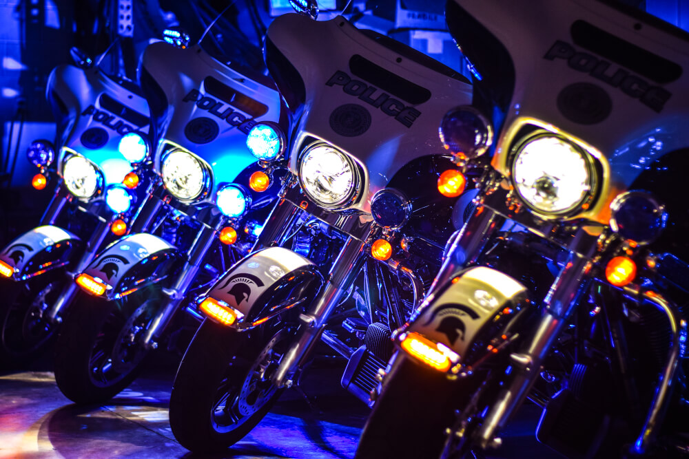 Police motorcycles