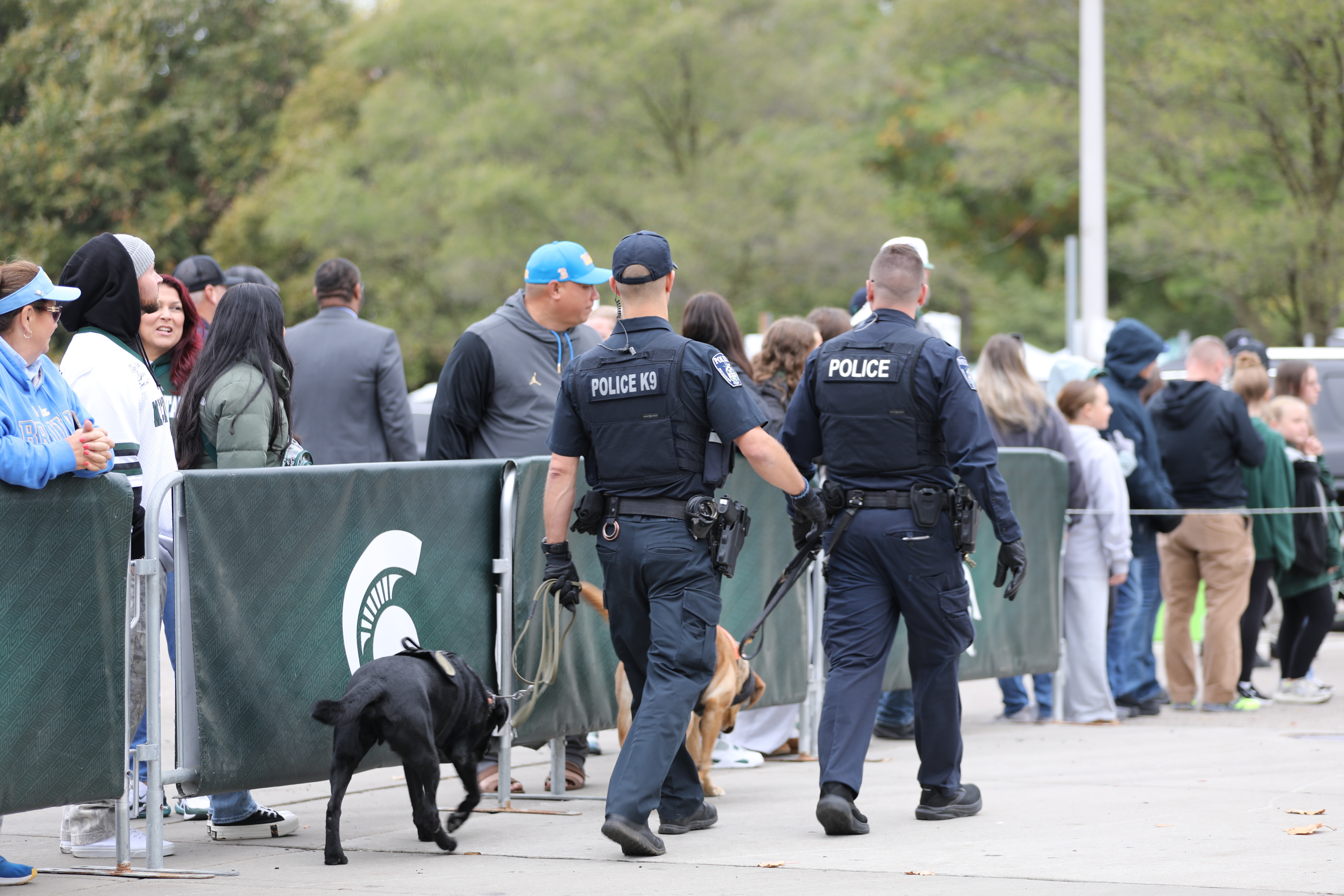 Tony Alkema and Luke Silver K9 Homecoming Football