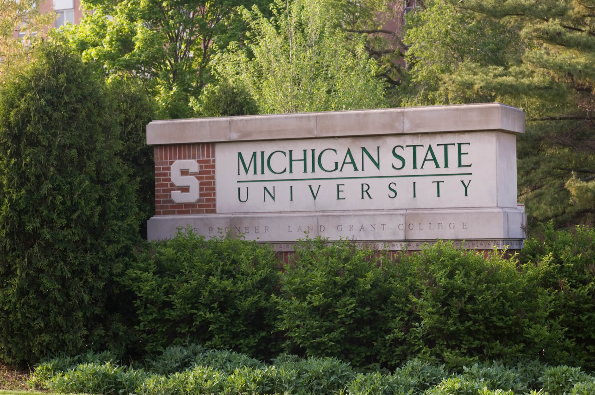 MSU Shaw Sign