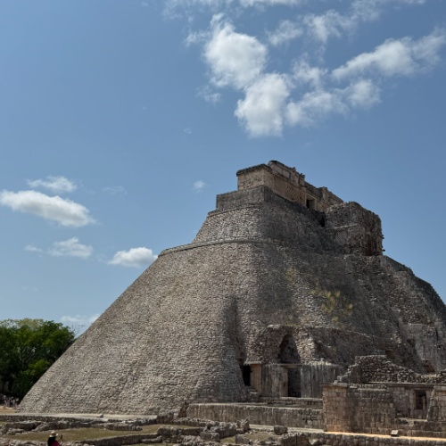 A pyramid in Mexico's Yucatan Peninsula