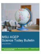 2026 MSU AGEP Science Today Bulletin cover