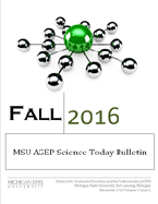 A white background with a series of metal spheres attached by string to a central, green sphere.