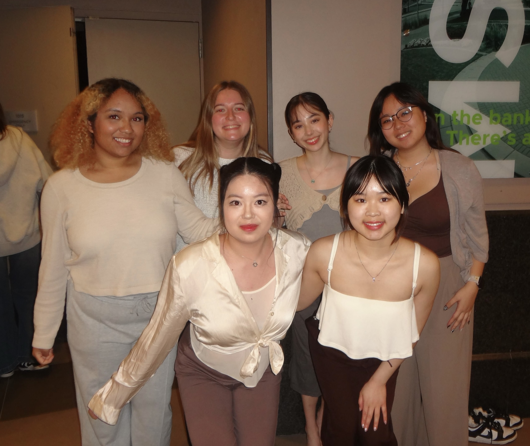 Haley Kurak with the cast of her choreographed dance called Seasons