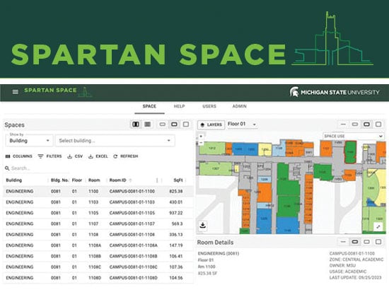 Spartan Space logo and screenshot