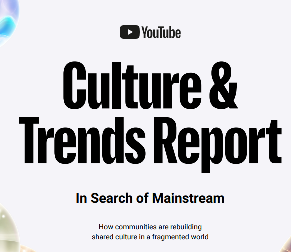 YouTube report cover reading 