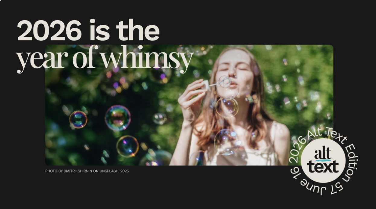 A slidedeck cover with a photo of a woman blowing bubbles. Text reads