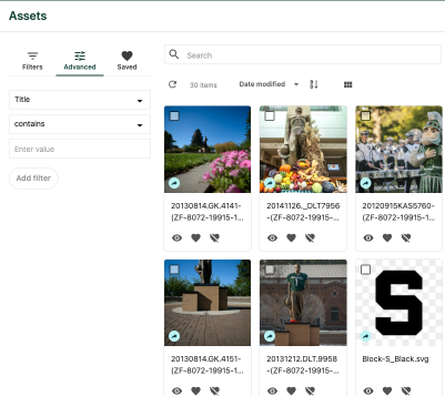 The Advanced filters tab is displayed.