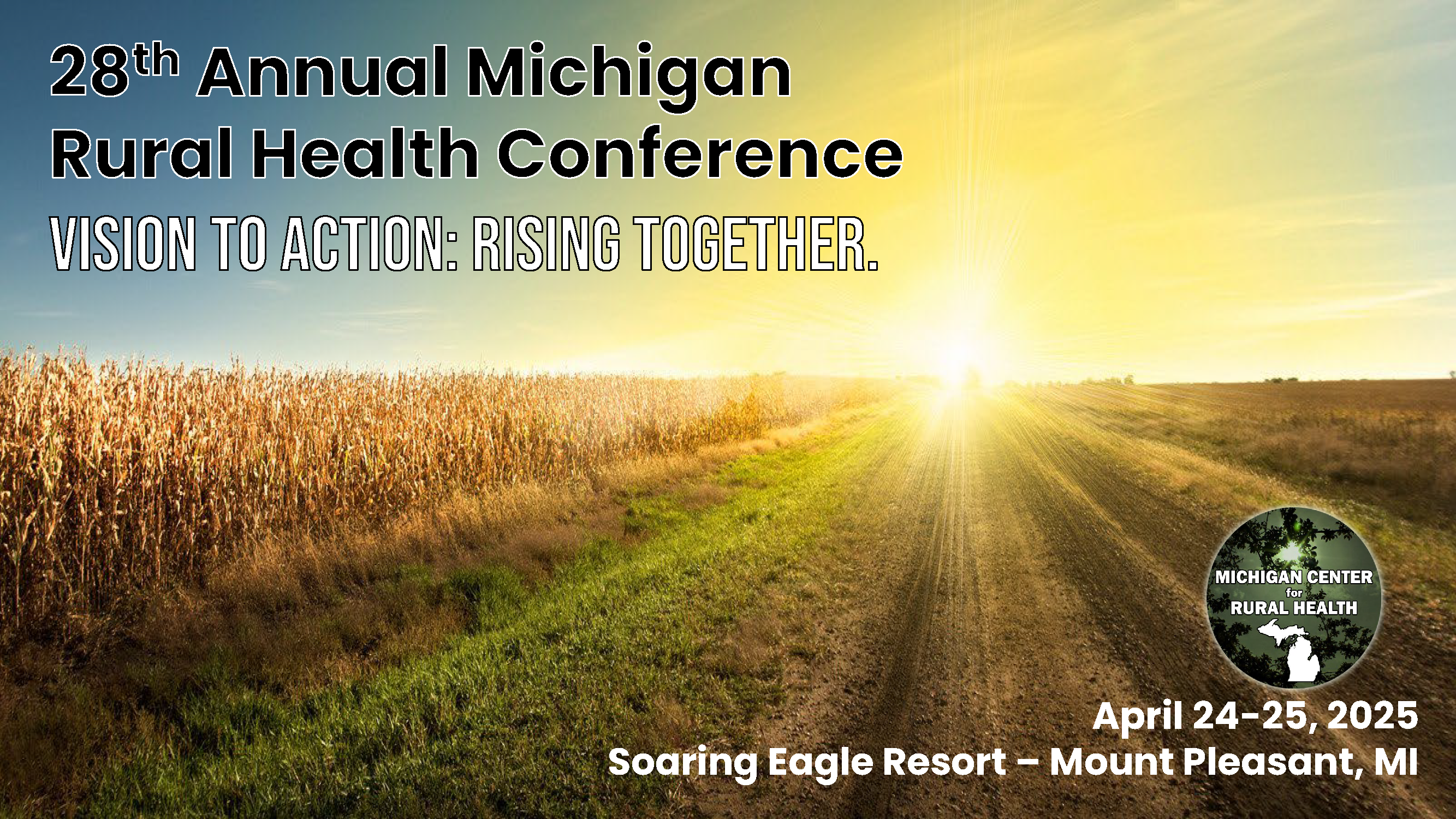 28th Annual Michigan Rural Health Conference Logo