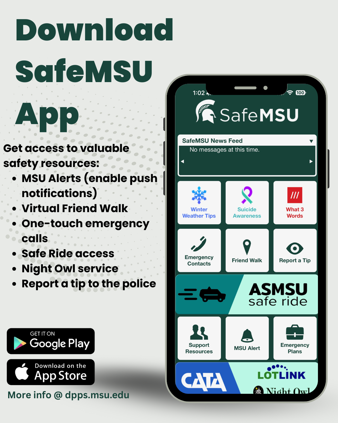 SafeMSU Mobile App