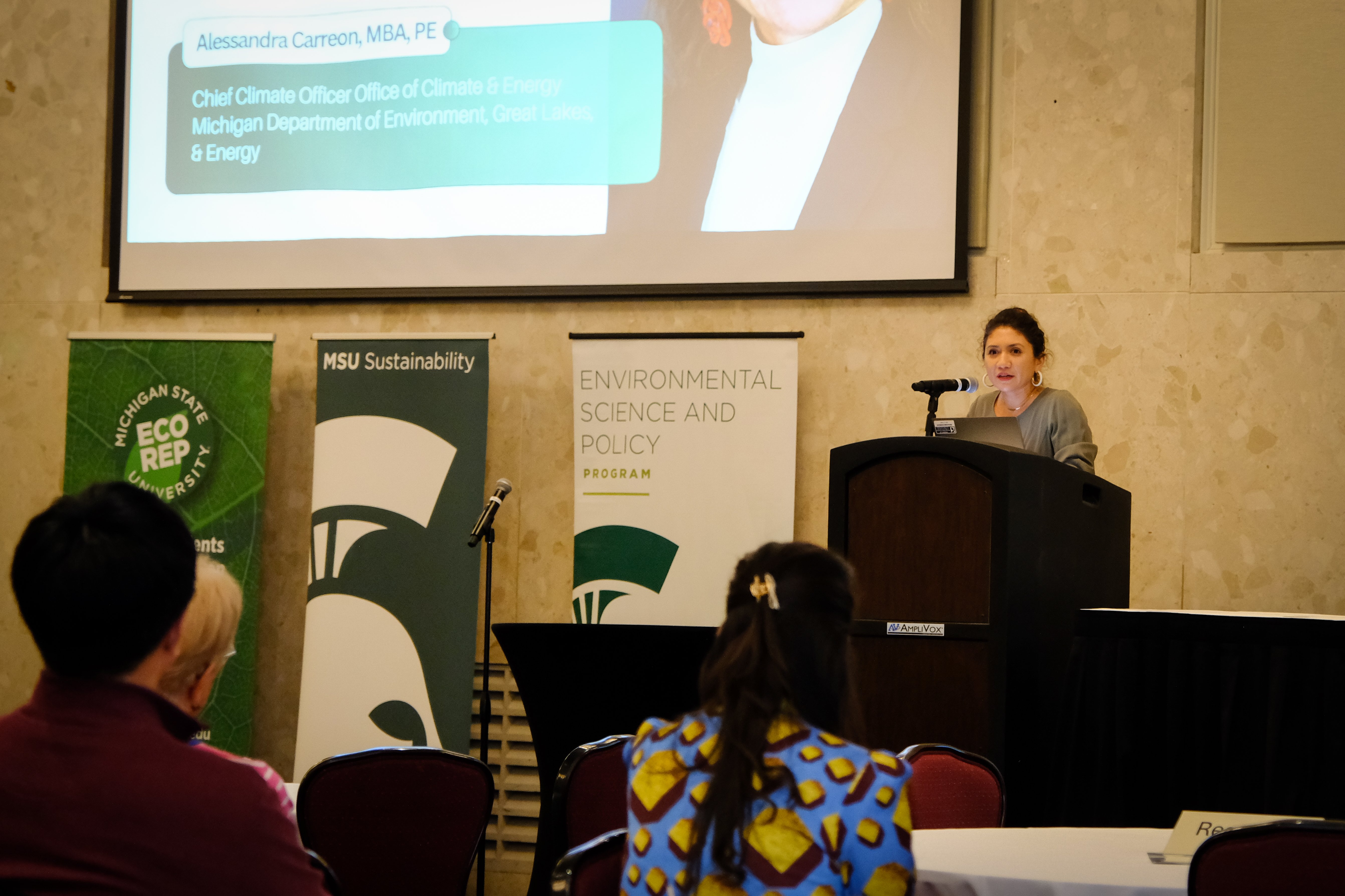 Keynote Alessandra Carreon of Michigan Department of Enviornment, Climate and Energy