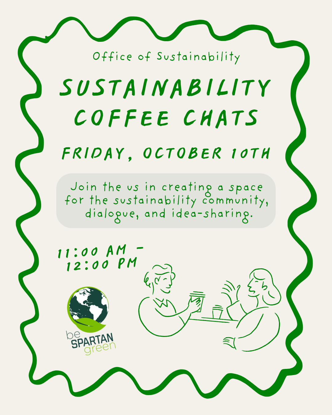 Sustainability Coffee Chat Graphics