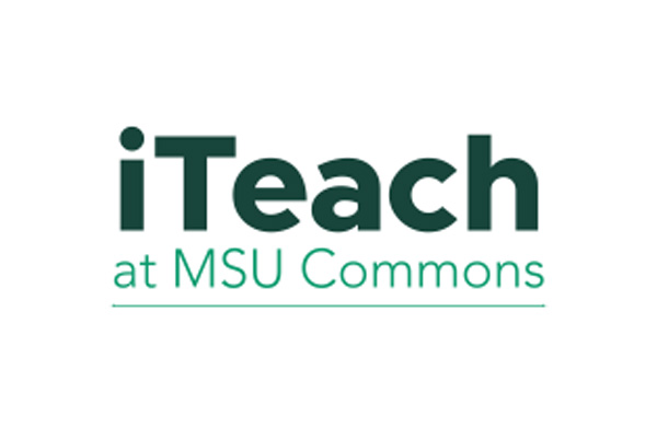 iTeach at MSU Commons graphic.