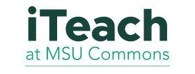 iTeach at MSU Commons graphic.