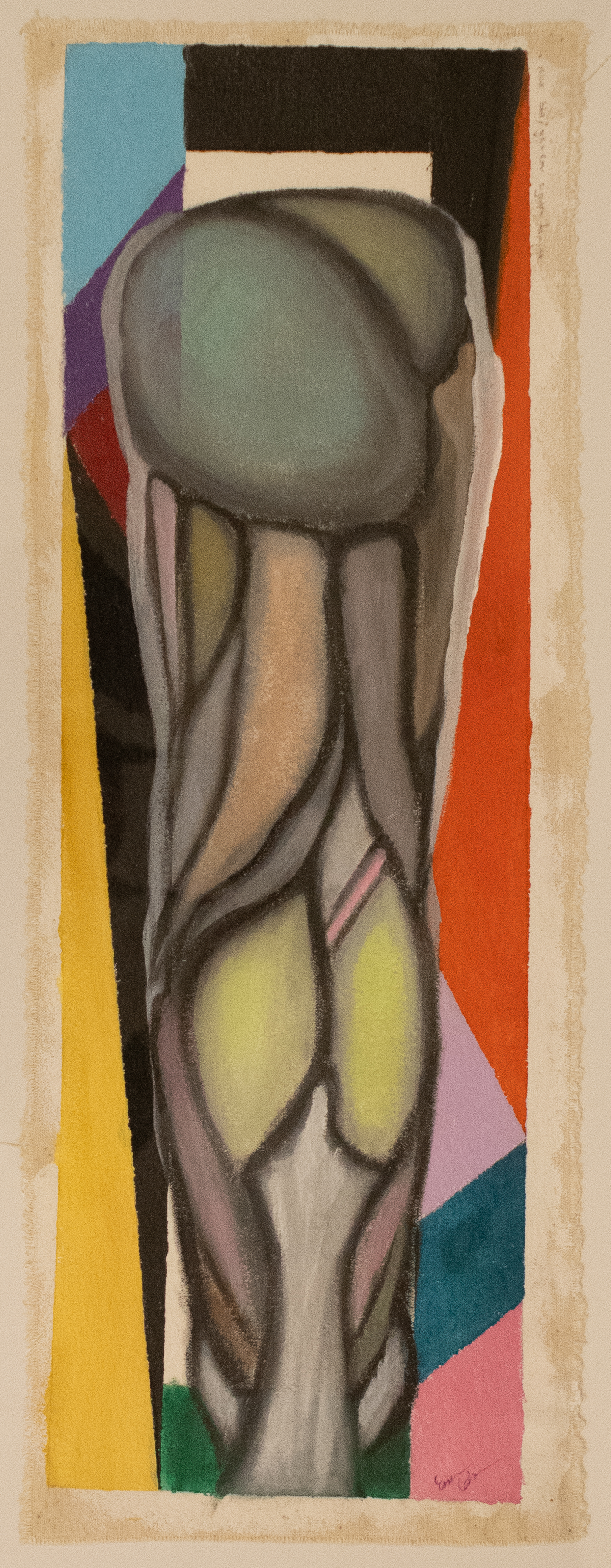 Posterior leg painting Emma Cohn
