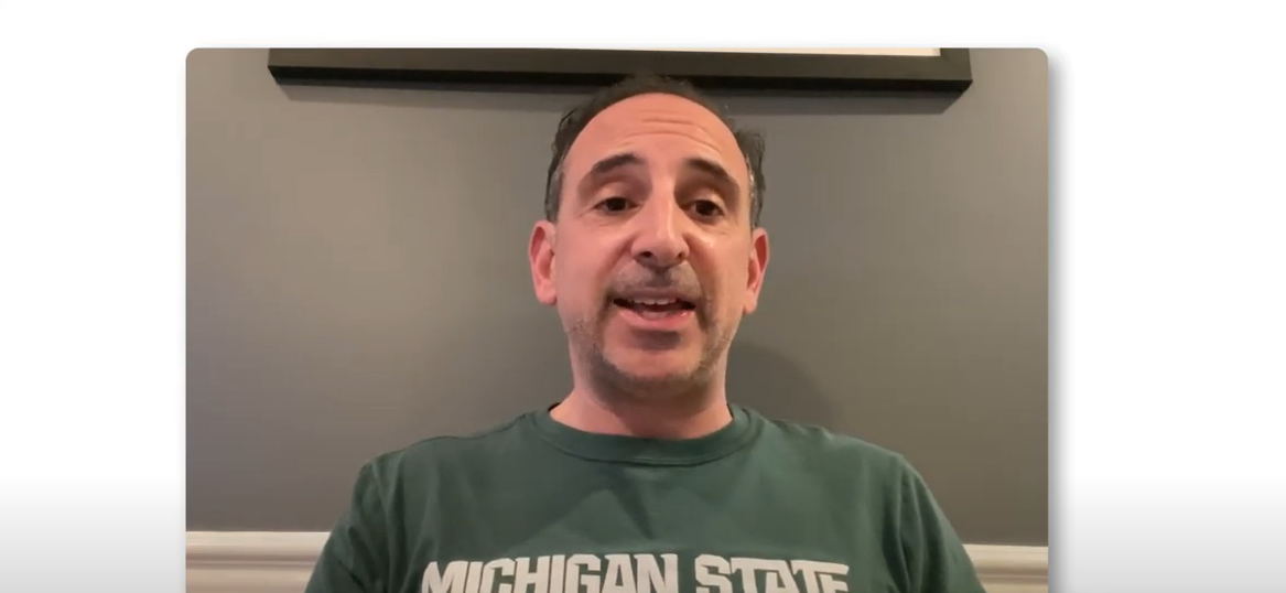 Michigan State University alumni, Josh, talking about his experience at MSU.