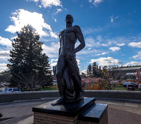 Spartan statue