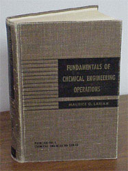 Maurice G. Larian's textbook, 'Fundamentals of Chemical Engineering Unit Operations.'