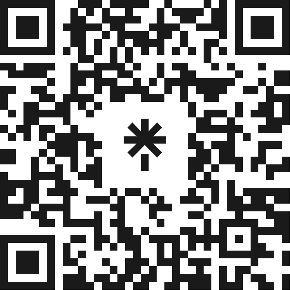 Photo of QR code to social media