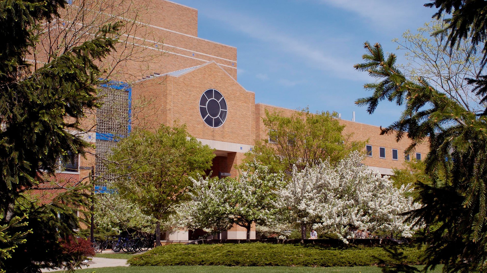 The front of the college of engineering building