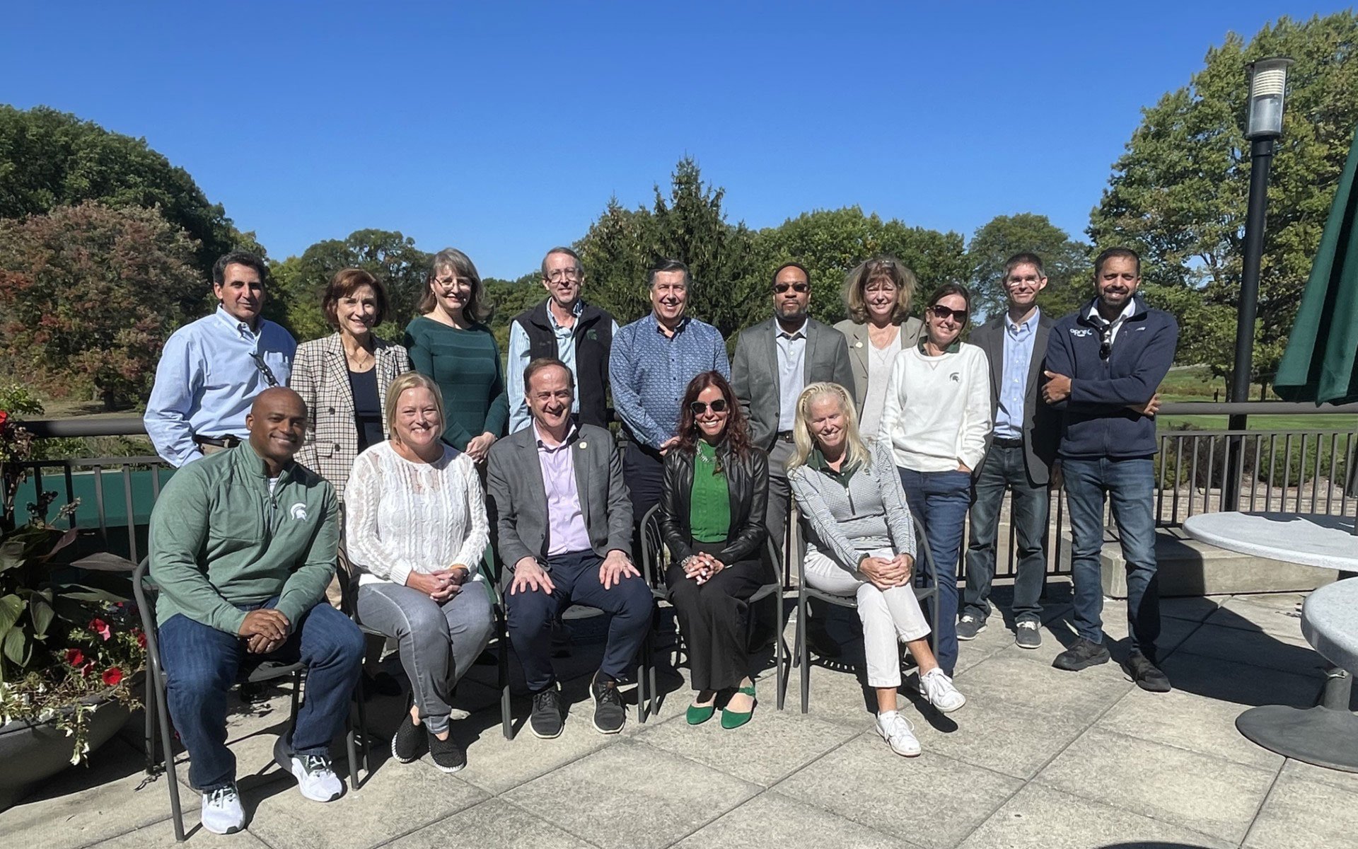 Group photo of members from the alumni board