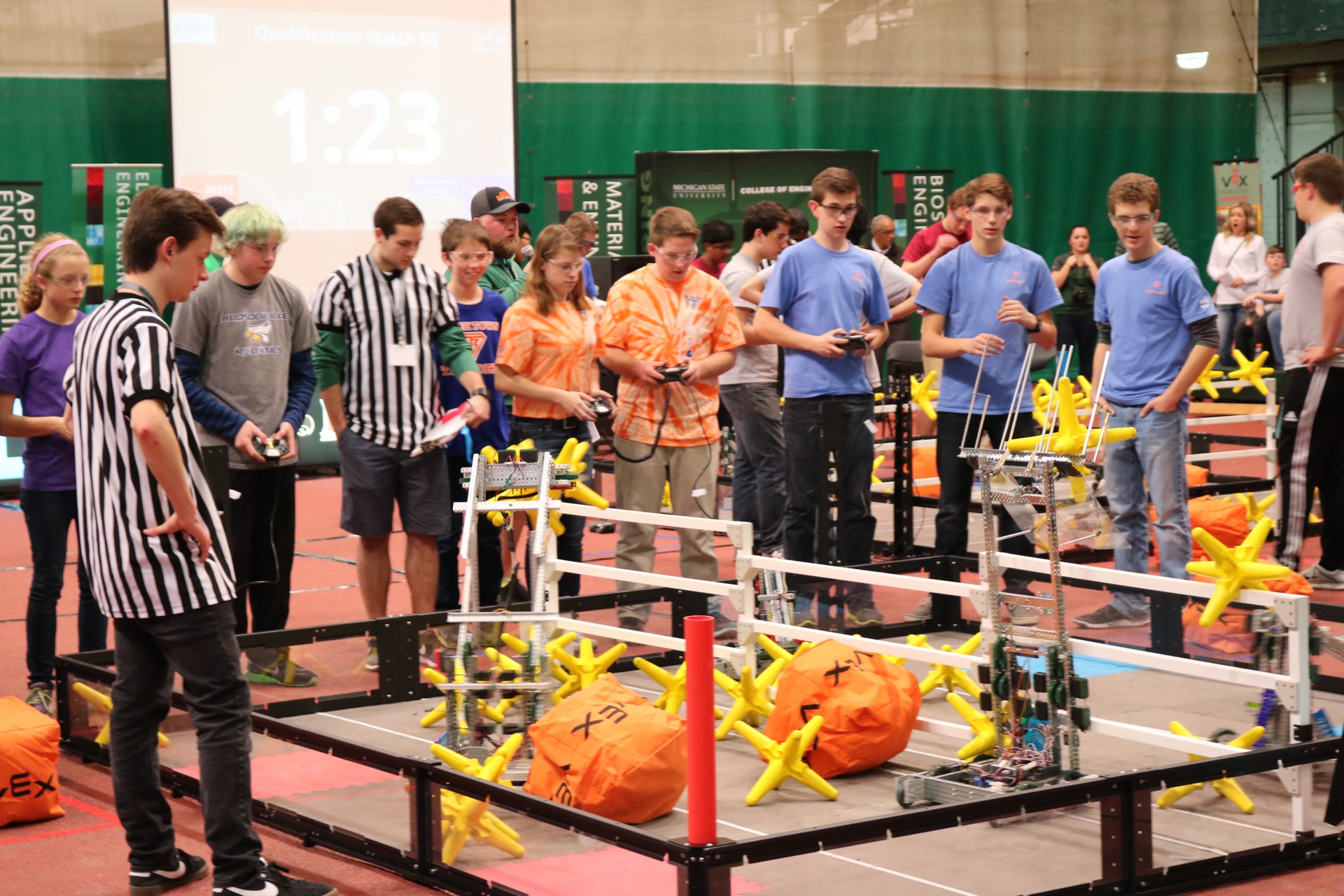 Just like at last year's state games, VEX Robotics will show young robotic masters how to have fun and network.