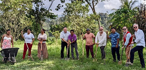 MSU representatives were part of the groundbreaking celebration in Costa Rica for a new social services building and education center.