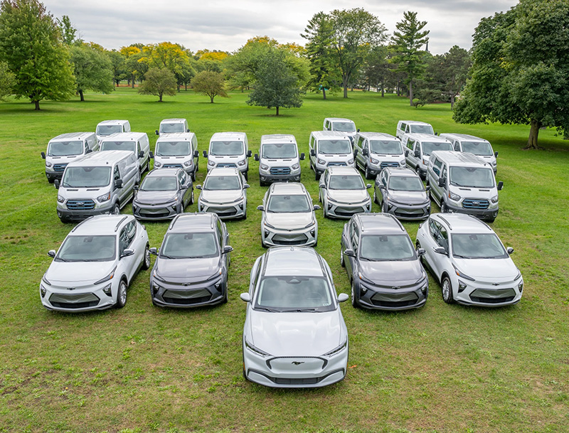 Electric car fleet
