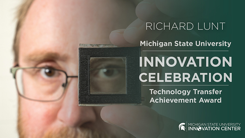 Richard Lunt is the Johansen Crosby Endowed Professor of Chemical Engineering and Materials Science.