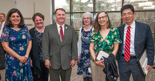 Photo of group at awards