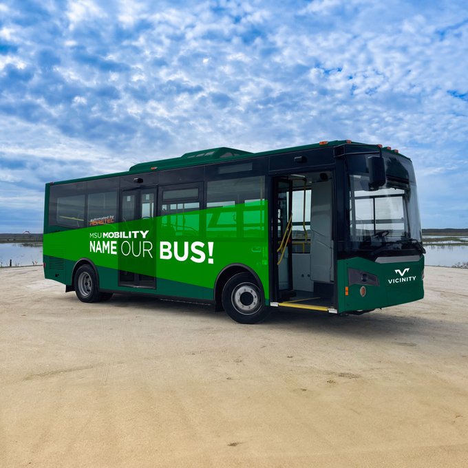 MSU's new electric autonomous bus