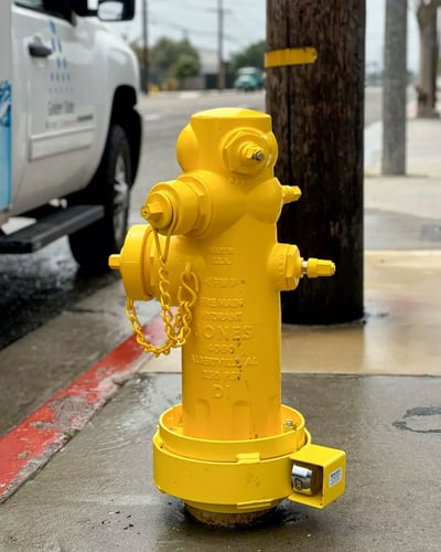 Yellow Fire Hydrant