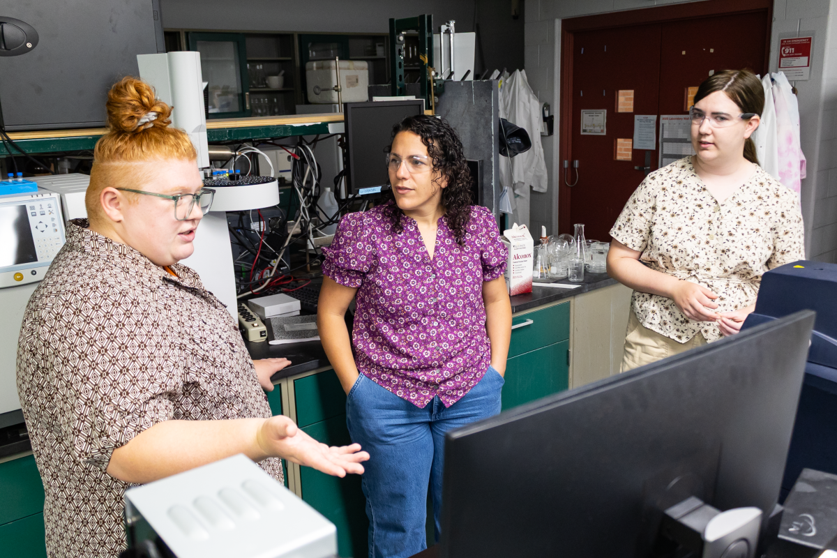 Researchers in the Szczepanski Research Lab.